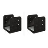 Simpson Strong-Tie Simpson Strong Tie APVB1010  Black Powder-Coated Post Base for 10x10, 2PK APVB1010-2